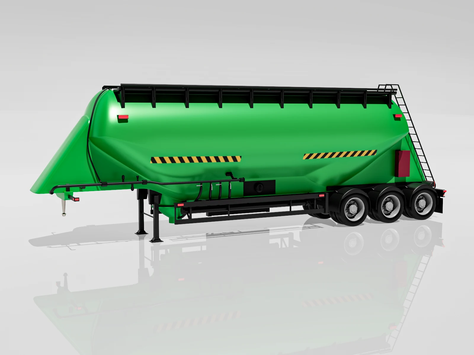 Grain Trailer 3D Model